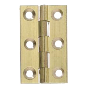 [894023291] Kanthængsel, 76 x 41mm, messing