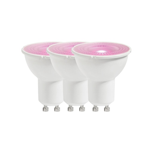 [4257013134] Smart Colour GU10 Smd 380 lumen 2200K-6500K+RGB 3-Pak