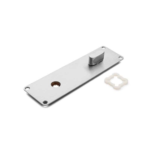 [894035505] Langskilt med vrider, til greb, 210 x 60 mm, assa, børstet stål