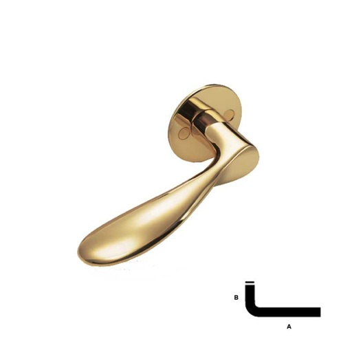 [894022122] Arne Jacobsen dørgreb, 97, small, CC38, 33 - 59 mm, poleret mess