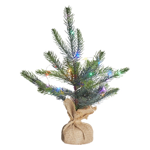 [6648708807] Sirius Bella juletræ grøn, 30cm, multifarvet lys