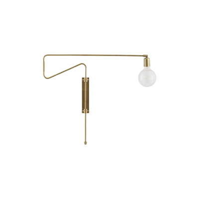 [6643004108] House Doctor Swing væglampe 70cm, messing