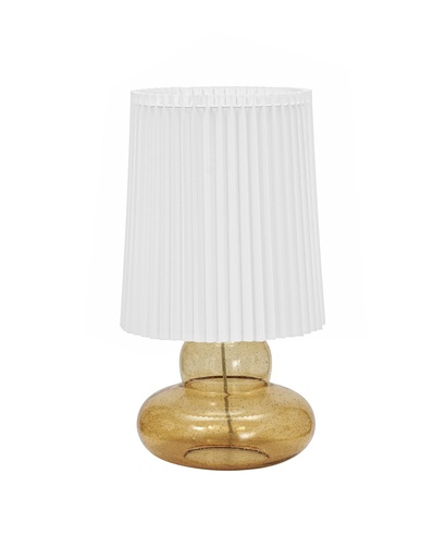 [6644004547] House Doctor Ribe bordlampe m. lampeskærm, amber