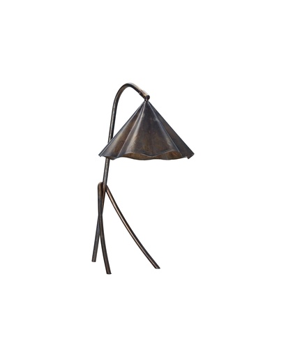 [6644004385] House Doctor Flola bordlampe, antik brun