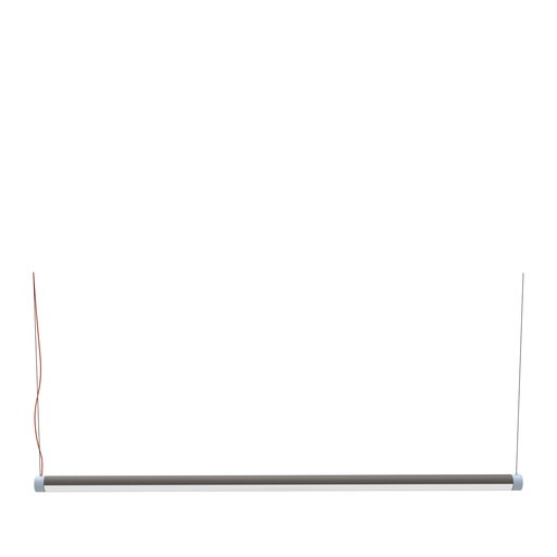 [6641104385] Hübsch Interplay LED pendel i aluminium 152cm, brun/blå/orange