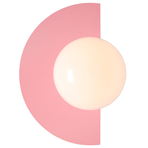 [6643003594] Aldex Loop væglampe, metal og glas, pink