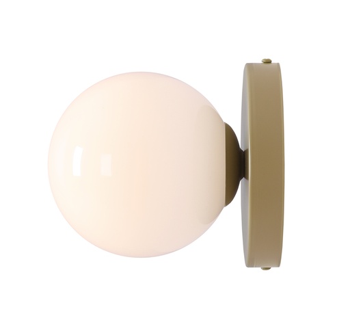 [6643003235] Aldex Ball 2 væglampe, metal og glas, pistacie