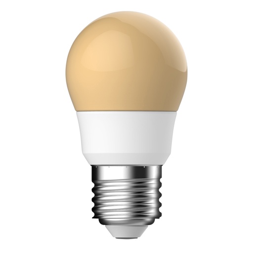 [4257481504] LED Flame Krone G45, 3,5W, 2400K, 215 lumen, E27, gul