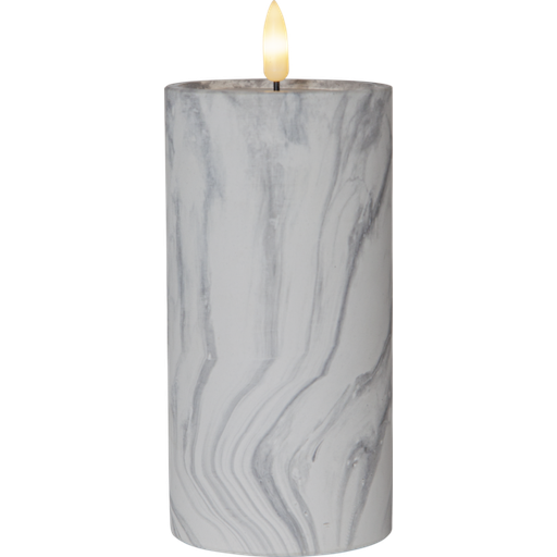 [6648003269] Star Trading Flamme Marble LED lys 17,5x7,5cm