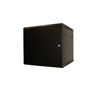 [0986420306] Vægrack 19" 10HE B600xD600xH553 mm sort med pladedør