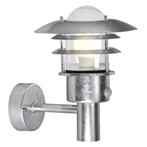 [4243232288] Lønstrup 22 Væglampe med sensor E27 max 60W galvaniseret