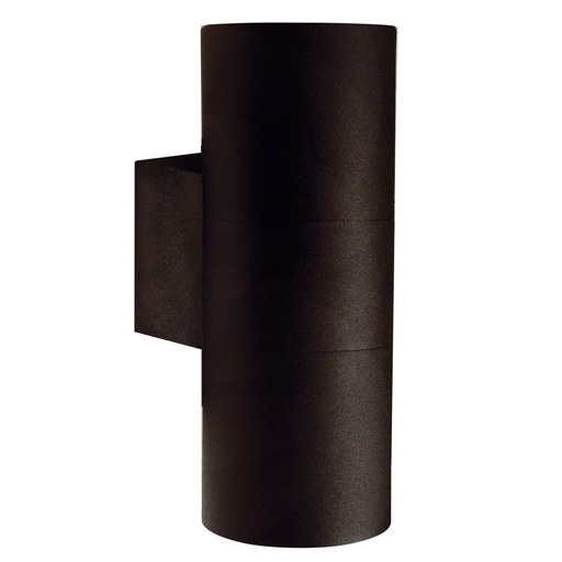 [4243323184] Væglampe Tin Maxi dobbelt GU10 sort
