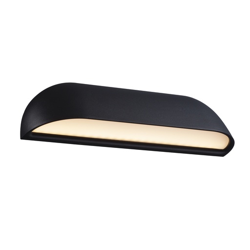 [4243341289] Væglampe Front 26, LED 8W 650 lumen, 2700K, sort
