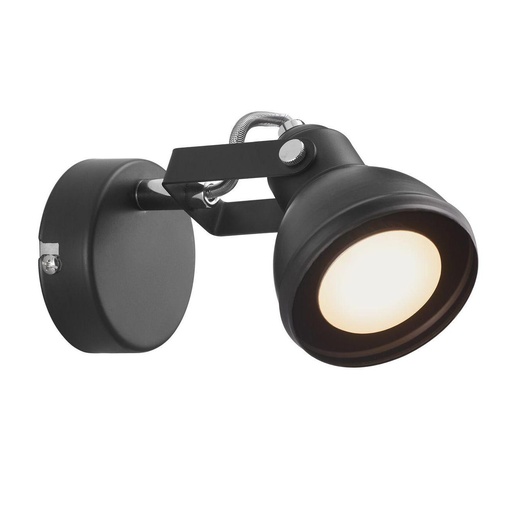 [4243368987] Væglampe Aslak GU10 max. 35W sort