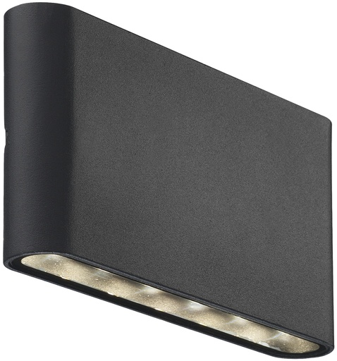 [4243342880] Væglampe Kinver med integreret LED 8,5W 410 lumen, sort