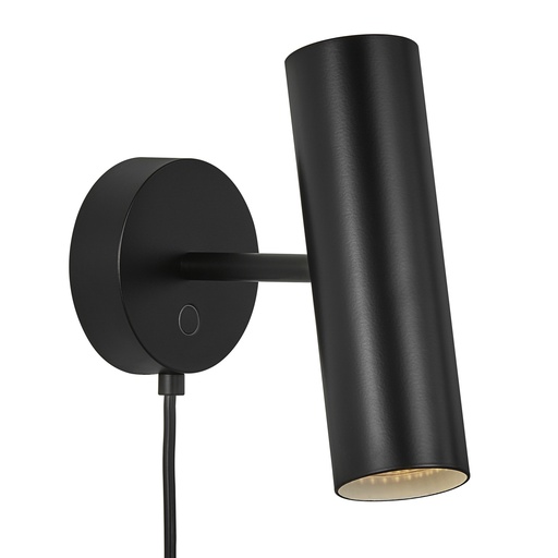 [4243000407] Væglampe Mib 6, GU10, sort