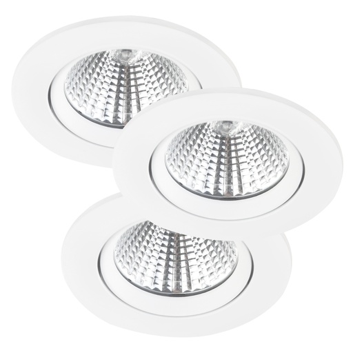 [4242420486] Spot Fremont 3-Kit, LED 5,5W 2700K, 345 lumen, hvid