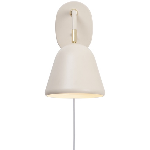 [4243005282] Fleur Væglampe E14 Beige