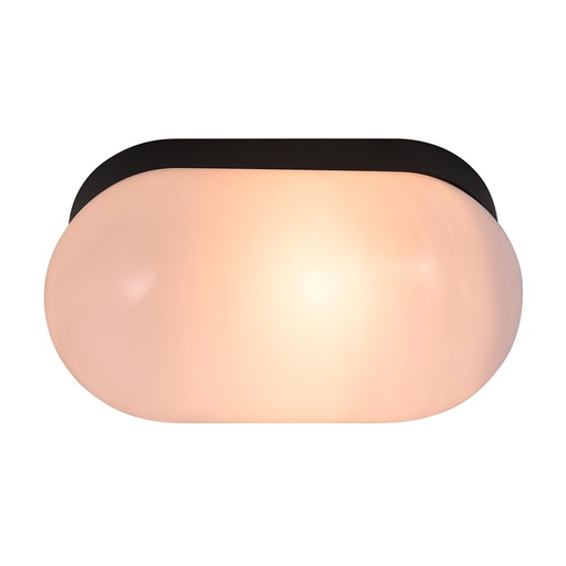 [4243012563] Foam Væglampe E27 IP44, sort