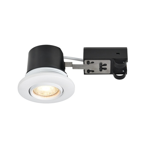 [4242012501] Umberto Indbygningsspot GU10 IP44 Hvid