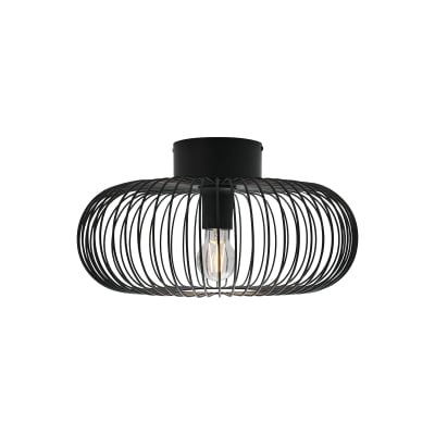 [4242018474] Beroni Loftlampe E27 sort
