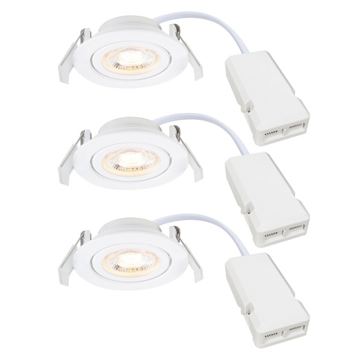 [4242023197] Monolo 3-kit tilt 3-step dim spot LED hvid