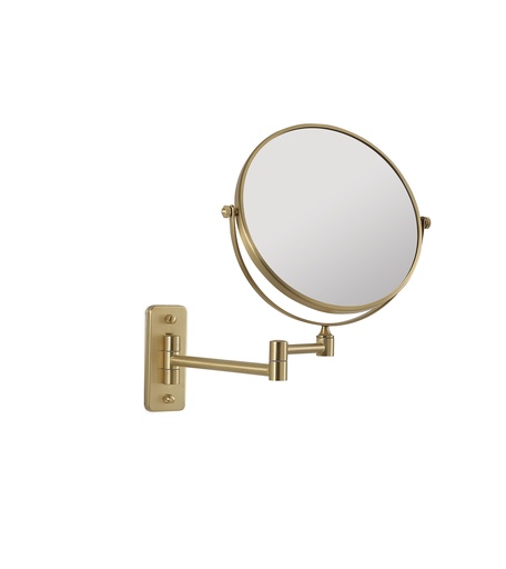 [930237704] Gaia makeupspejl - Messing x 3