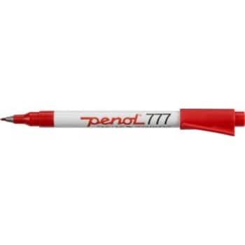 [0997661125] Marker Penol 777 rød 1,0mm