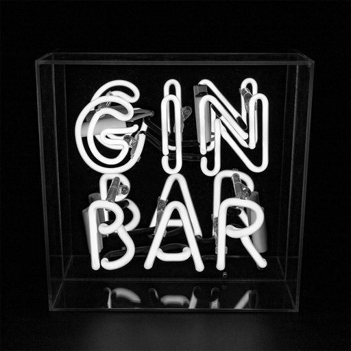 [930232500] Locomocean acrylic box neon - Gin bar