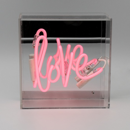 [930232496] Locomocean mini acrylic box neon - Love