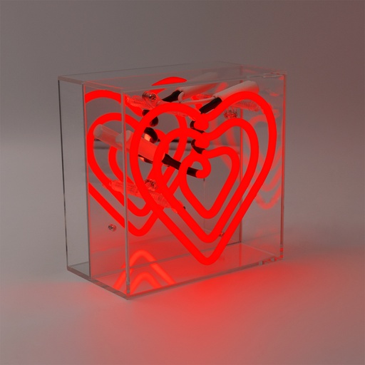 [930232495] Locomocean mini acrylic box neon - Heart