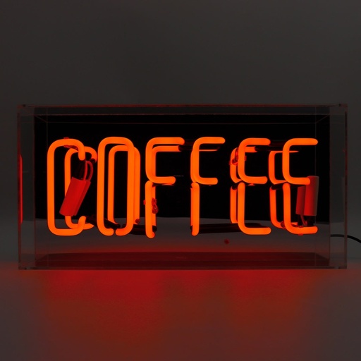 [930232509] Locomocean acrylic box neon - Coffee