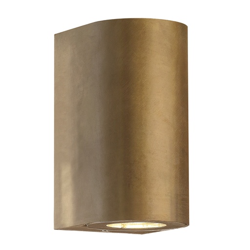 [4243483985] Væglampe Canto Maxi 2, GU10, messing, IP44