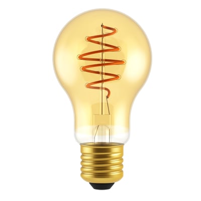 [4257000053] LED-Deko E27 A60 Spiral Standard 4,5W, dæmpbar, guld