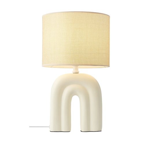 [4244018773] Haze Bordlampe E27 beige