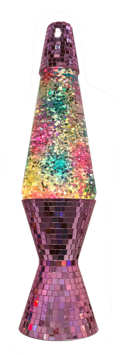[6644004291] Veli Line Disco lava lampe glitter pink mosaik
