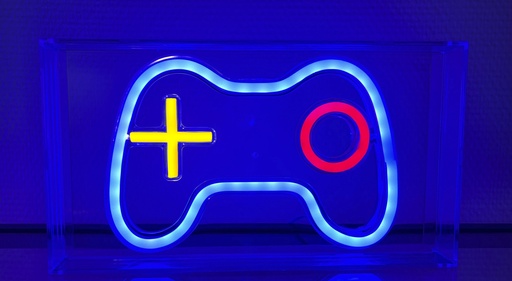 [6648003706] Veli Line neon skilt I plexiglas ramme gamer