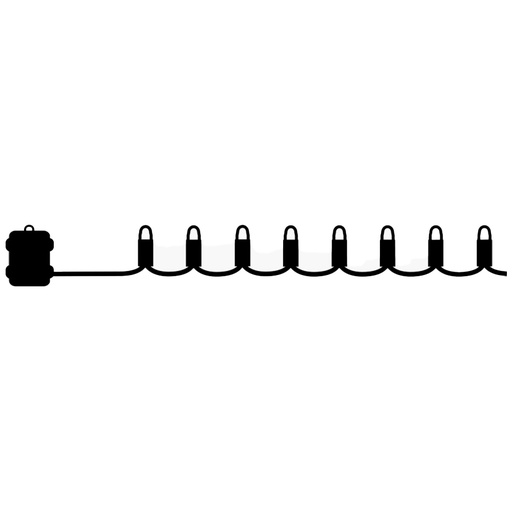 [6648704937] Sirius Easy-Line Batterikæde 300 LED,14,95m
