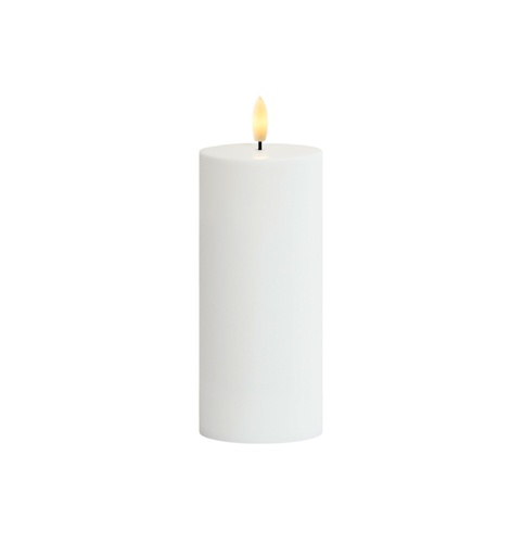 [6648704733] Sirius Sille Solar Ø7,5 cm x H20 cm, Hvid