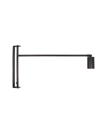 [6643003947] House Doctor Norm væglampe 59cm, sort antik