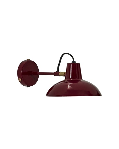 [6643004001] House Doctor Desk væglampe Ø18cm, rød