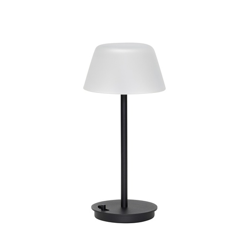 [6644000949] Hübsch Salon bordlampe, dæmpbar, sort