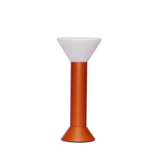 [6644003629] Hübsch Flash transportabel LED lampe i glas/metal, orange