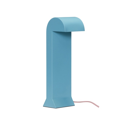 [6644003661] Hübsch Soothe LED bordlampe i metal, 34cm høj, turkis