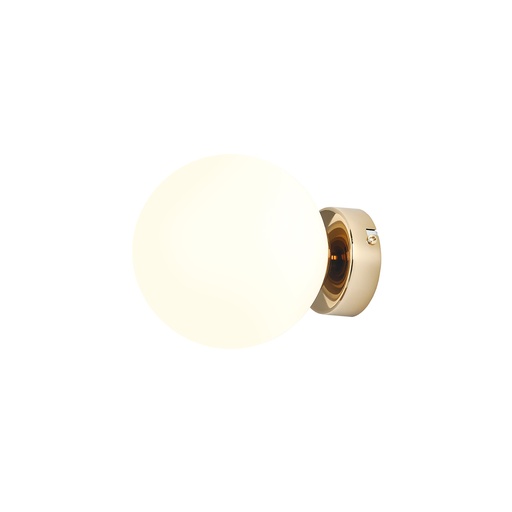 [6643003345] Aldex Ball væglampe, metal og glas, str. S, guld