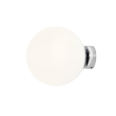 [6643003303] Aldex Ball væglampe, metal og glas, str. M, krom