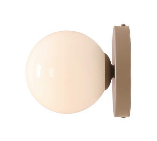 [6643003219] Aldex Ball 2 væglampe, metal og glas, beige