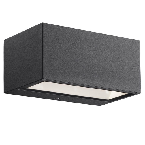 [4243727230] Væglampe Nene Op/Ned LED 10,5W sort aluminium