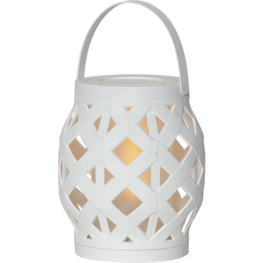 [6648003094] Star Trading Flame LED lanterne 14x16cm hvid