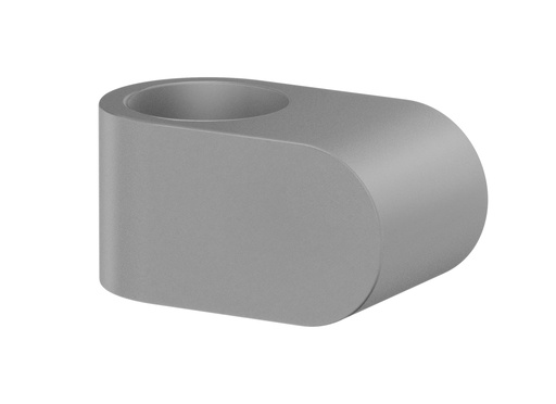 [930233923] Dørstop for dørgreb, grå gummi, længde 34 mm